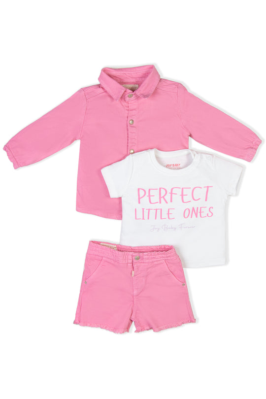 CONJUNTO 3 PRENDAS NIÑA LITTLE ONES