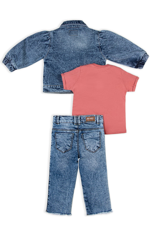 CONJUNTO 3 PRENDAS NIÑA POSITIVE ENERGY