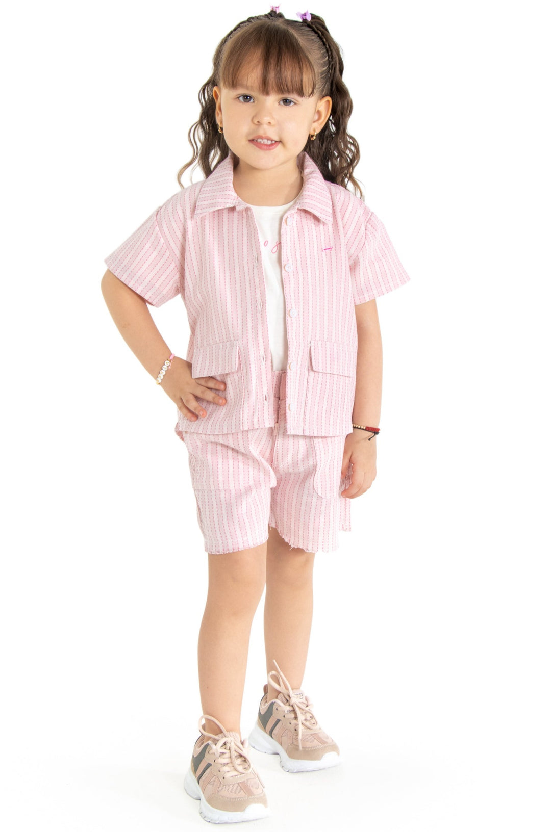 CONJUNTO 3 PRENDAS NIÑA LINES
