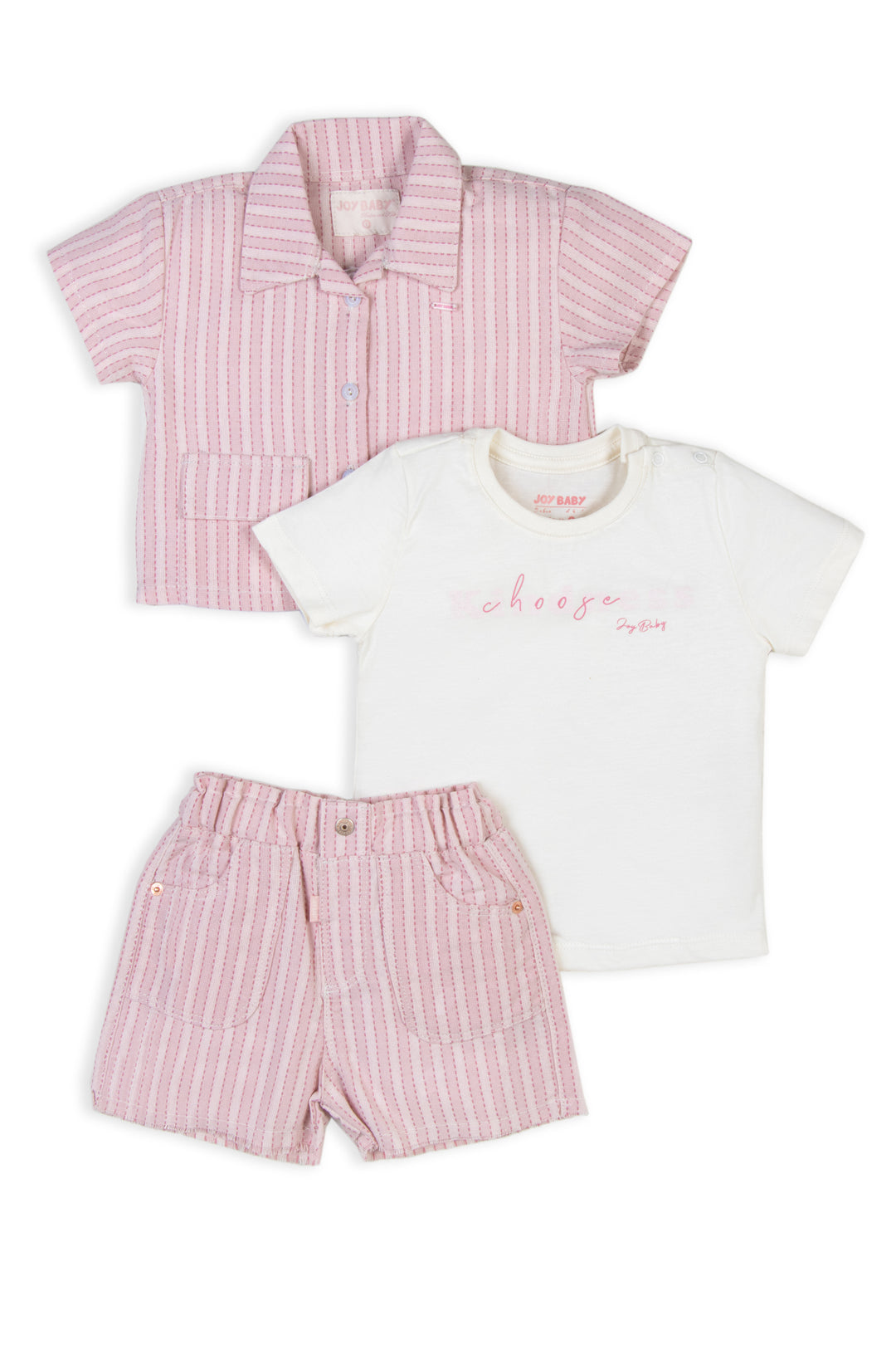 CONJUNTO 3 PRENDAS NIÑA LINES