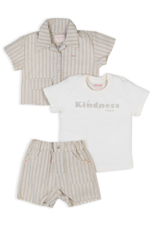 CONJUNTO 3 PRENDAS NIÑA LINES