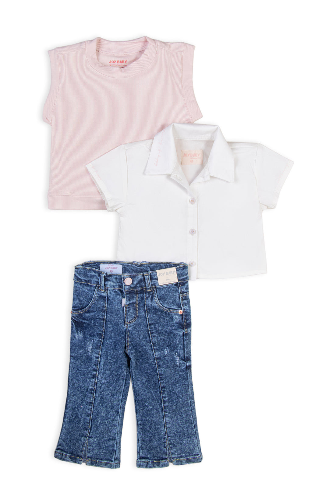 CONJUNTO 3 PRENDAS NIÑA HAPPY GIRL
