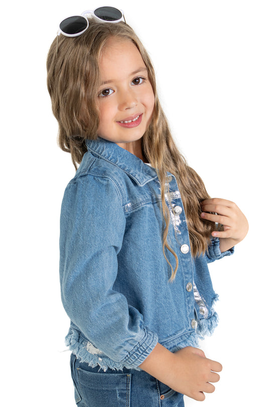 CHAQUETA NIÑA PREMIUM DENIM