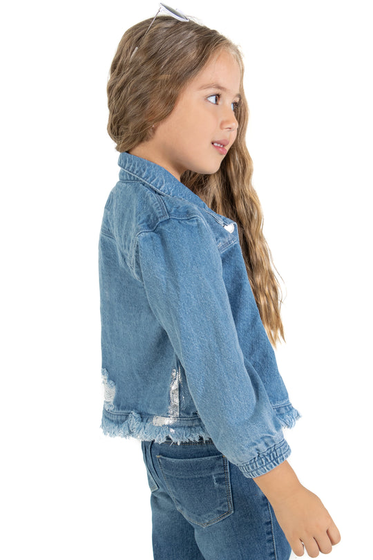 CHAQUETA NIÑA PREMIUM DENIM