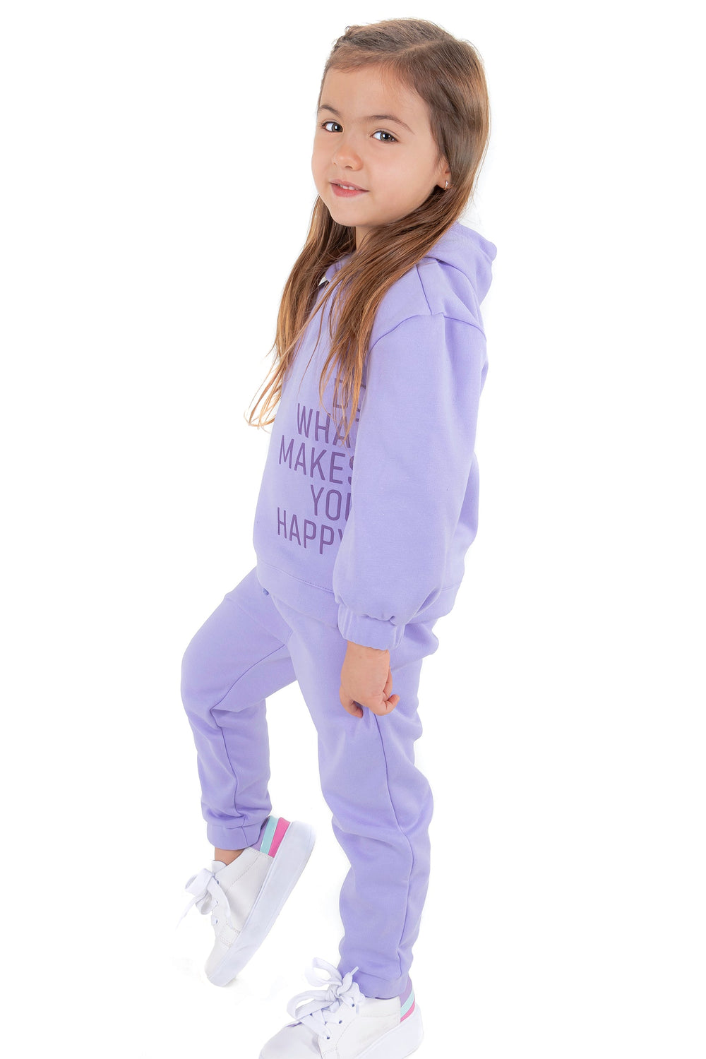 DEPORTIVO NIÑA PREMIUM LOVE MORADO