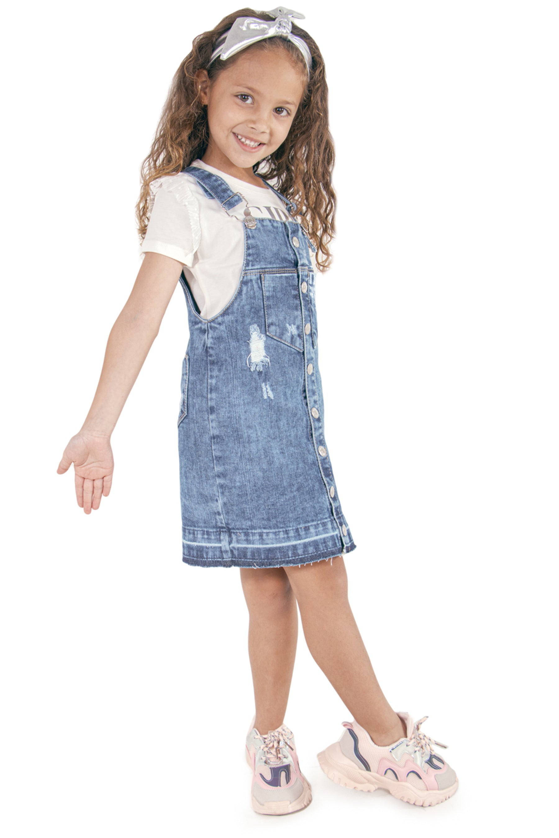 Overol de 2025 vestido para niña