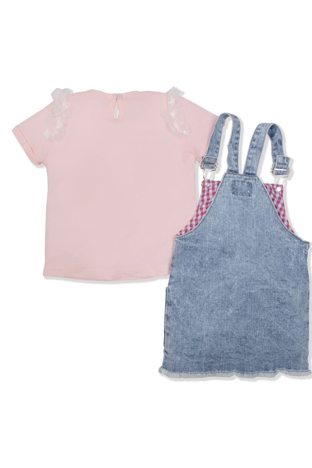 CONJUNTO OVEROL NIÑA FUN DENIM