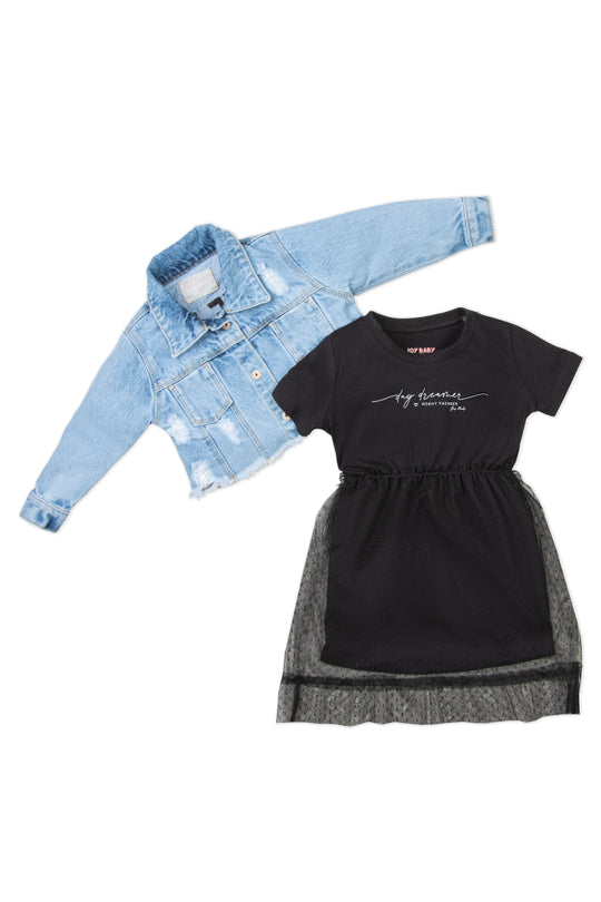 VESTIDO NIÑA LOVE ME FOREVER