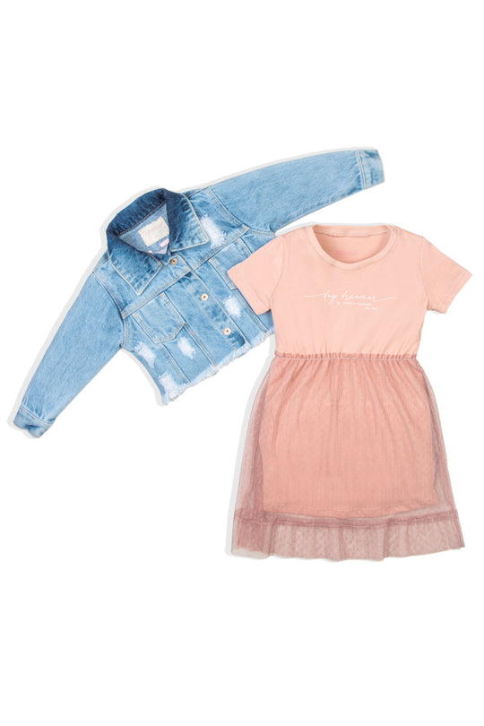 VESTIDO NIÑA LOVE ME FOREVER