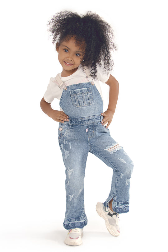CONJUNTO OVEROL NIÑA ALWAYS HAPPY
