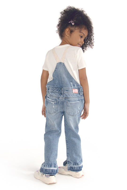 CONJUNTO OVEROL NIÑA ALWAYS HAPPY