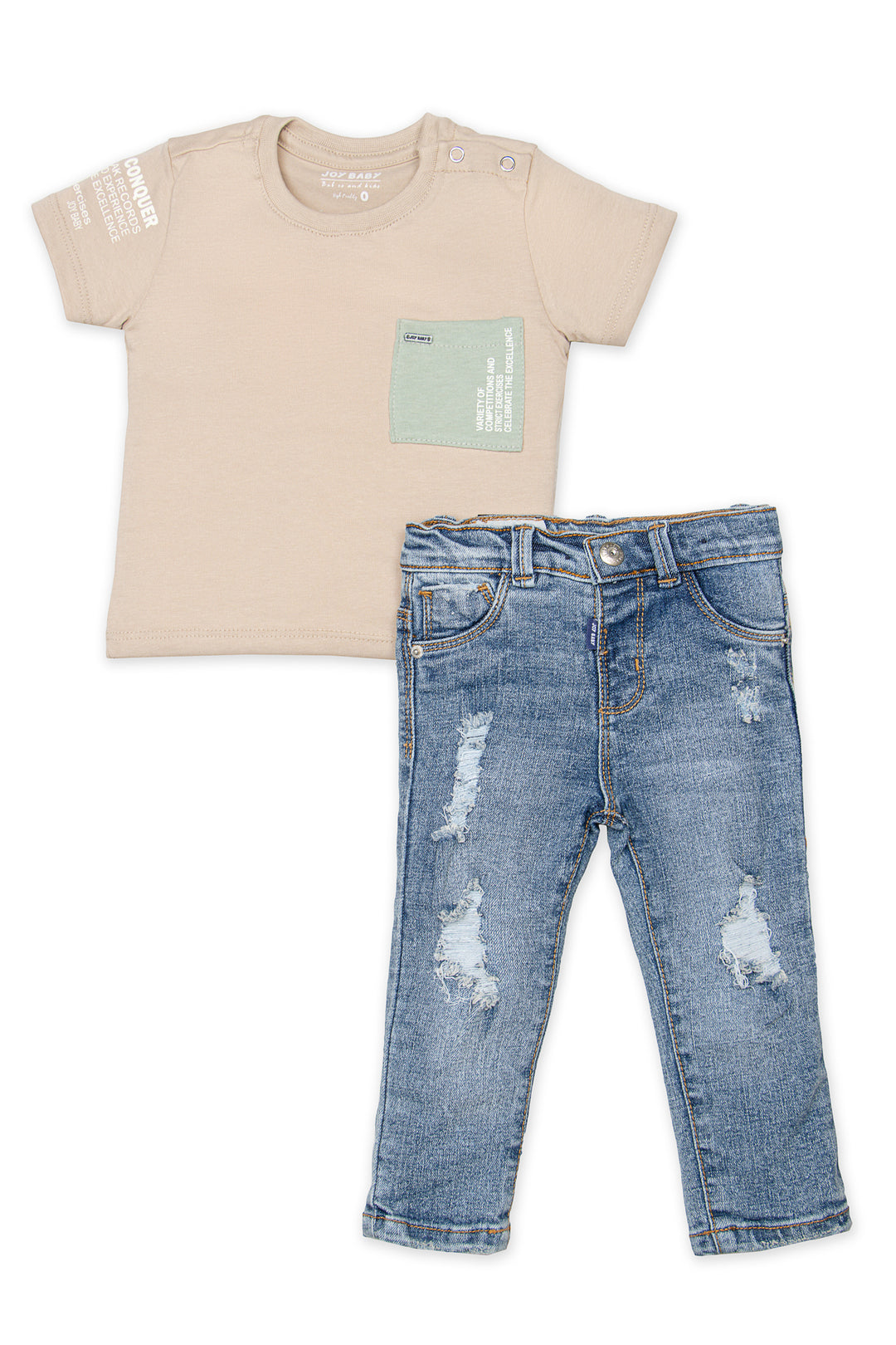 CONJUNTO 2 PRENDAS NIÑO POCKET