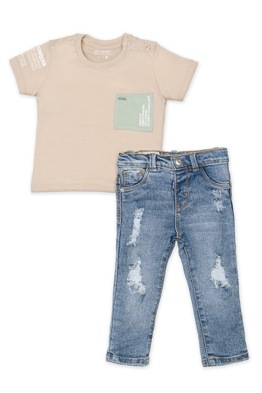 CONJUNTO 2 PRENDAS NIÑO POCKET