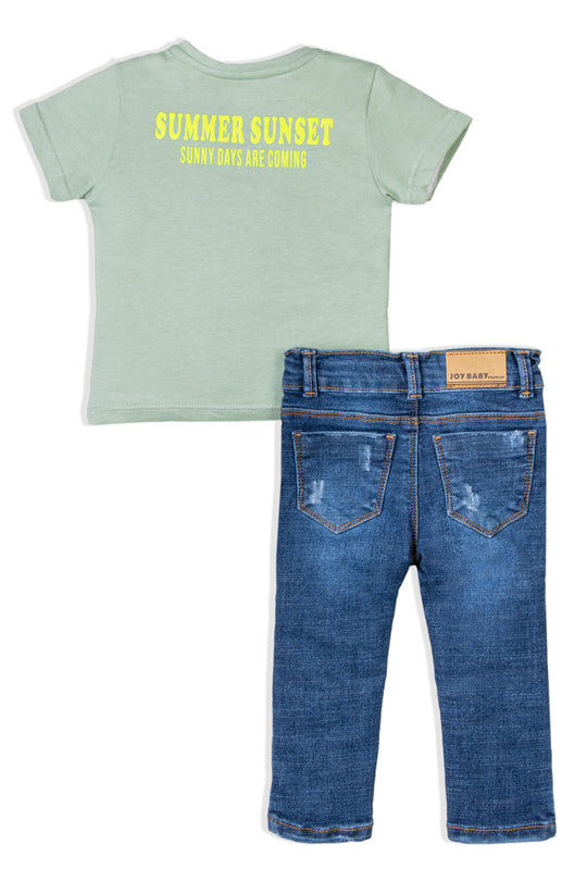 CONJUNTO 2 PRENDAS NIÑO SUMMER SUNSET
