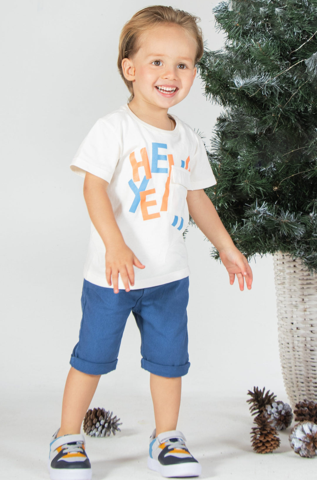 CONJUNTO BERMUDA NIÑO HELLO