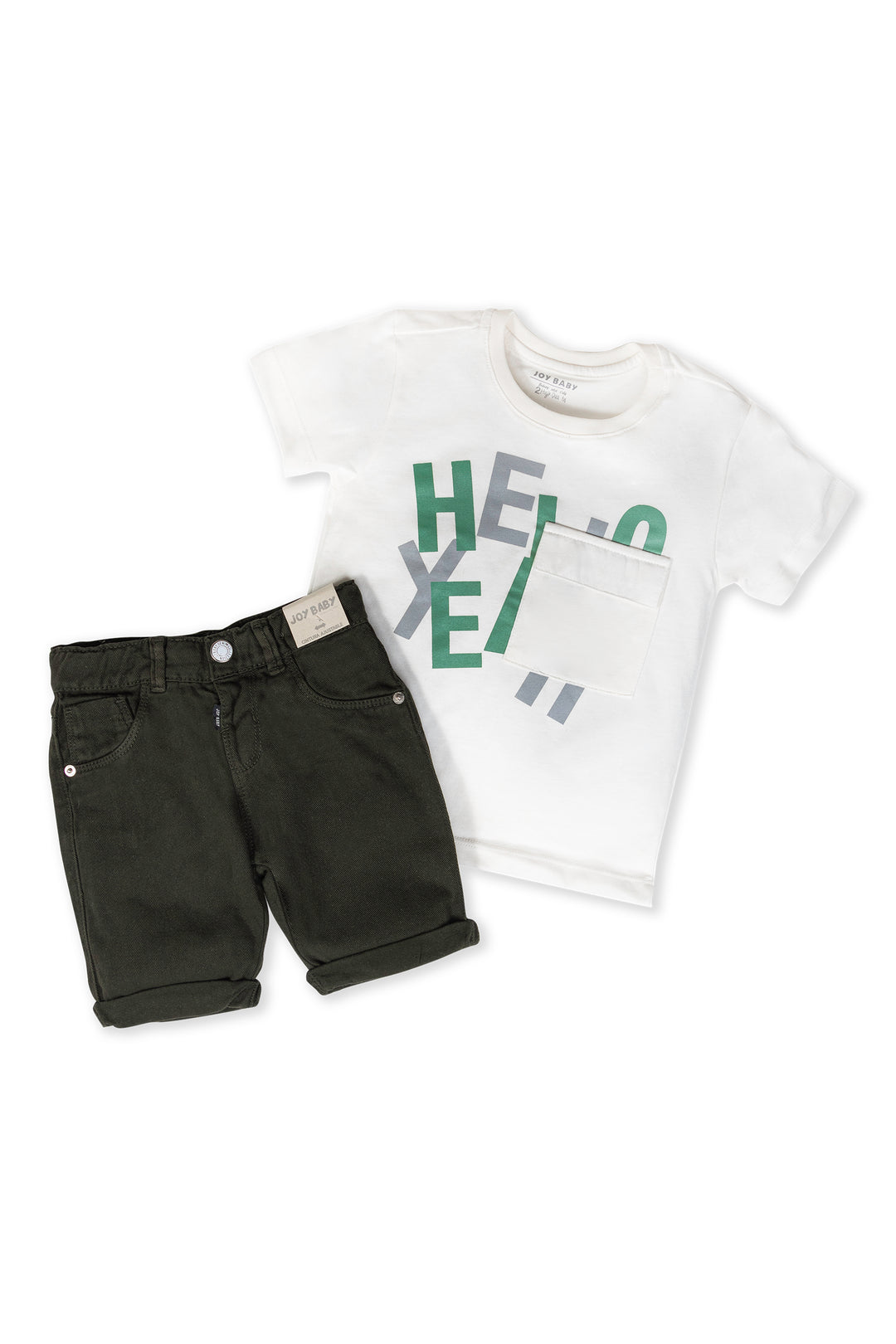 CONJUNTO BERMUDA NIÑO HELLO