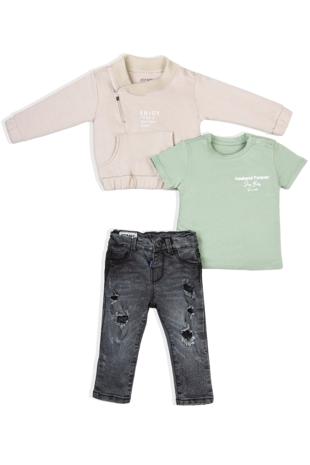 CONJUNTO 3 PRENDAS NIÑO ENJOY FASHION