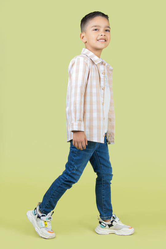 CONJUNTO 3 PRENDAS NIÑO SQUARED
