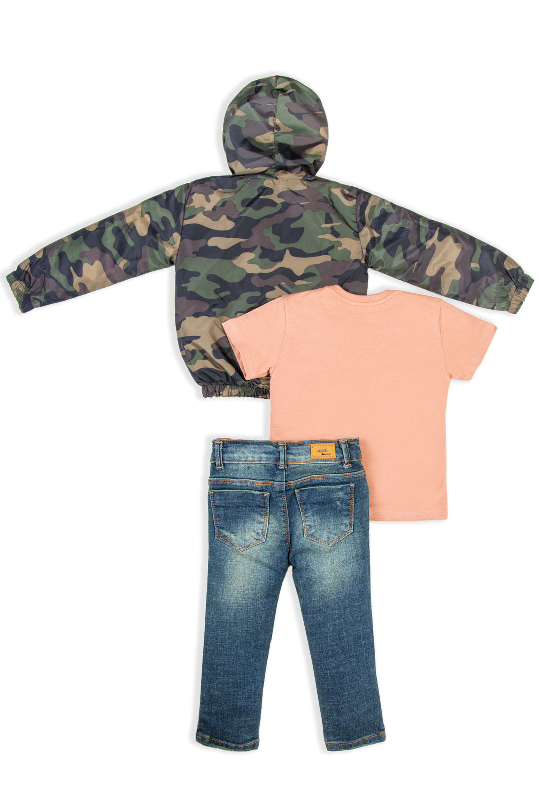 CONJUNTO 3 PRENDAS NIÑO CAMOUFLAGE