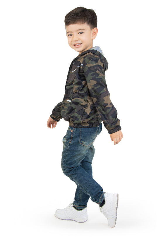 CONJUNTO 3 PRENDAS NIÑO CAMOUFLAGE