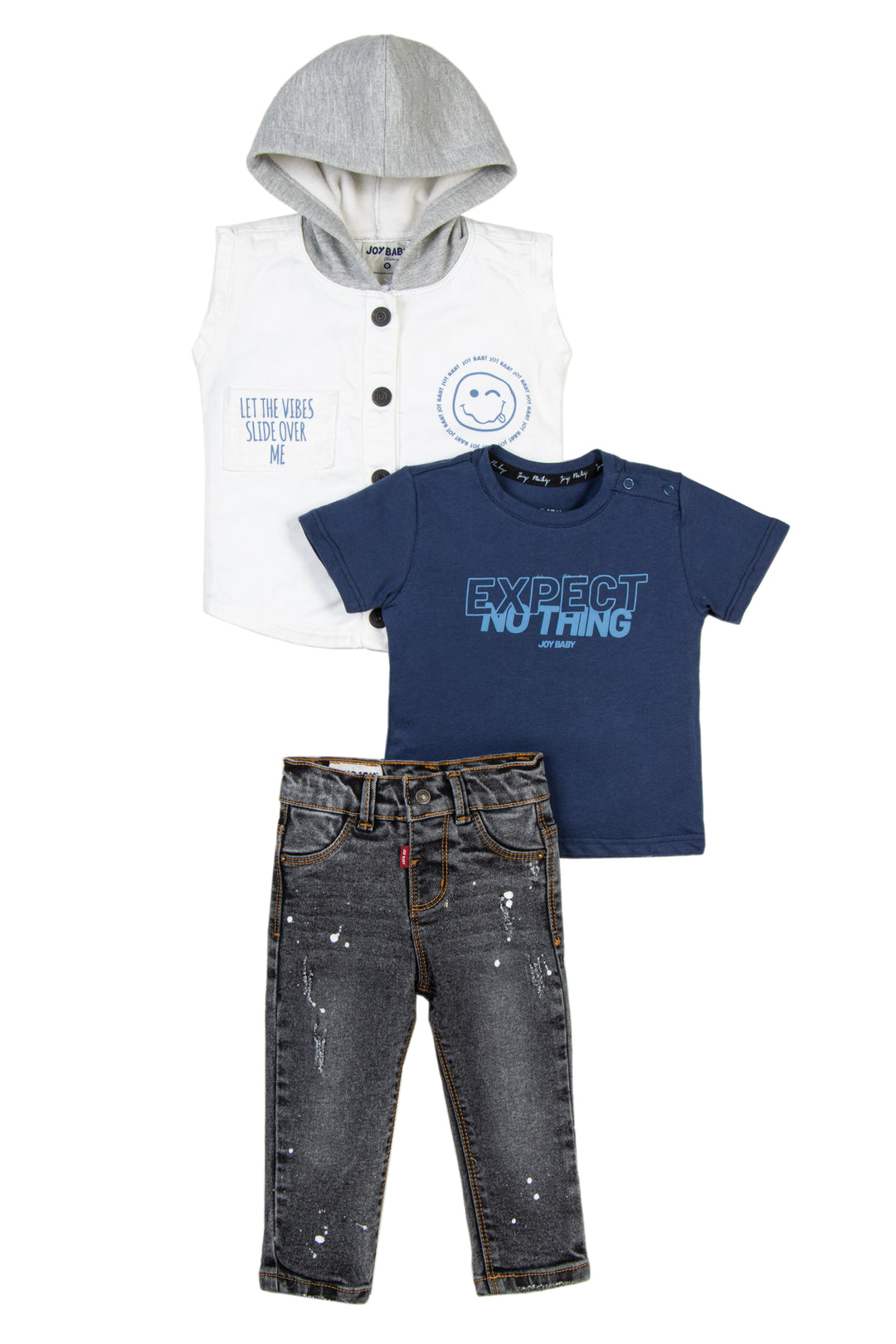 CONJUNTO 3 PRENDAS NIÑO EXPECT