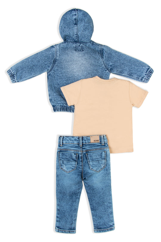 CONJUNTO 3 PRENDAS NIÑO BE AWARE