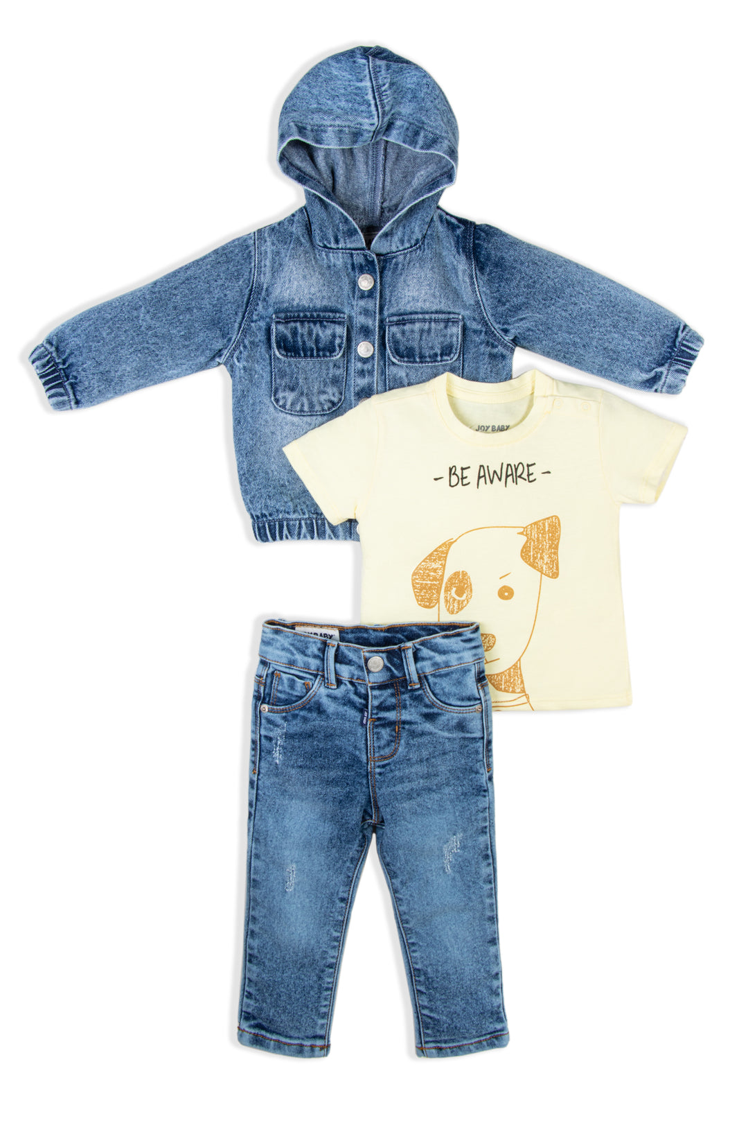CONJUNTO 3 PRENDAS NIÑO BE AWARE