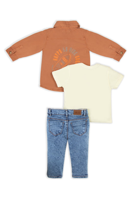 CONJUNTO 3 PRENDAS NIÑO HAPPY TO RIDE