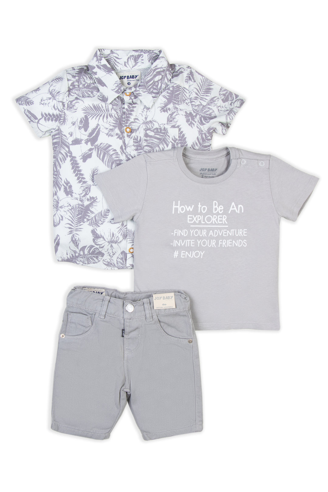 CONJUNTO 3 PRENDAS NIÑO SUMMER