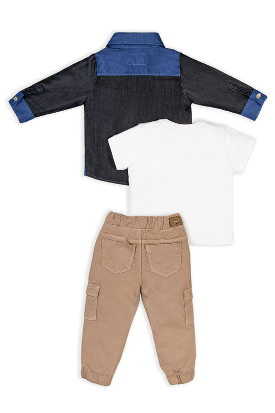 CONJUNTO 3 PRENDAS NIÑO AWESOME