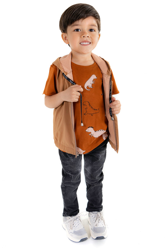 CONJUNTO 3 PRENDAS NIÑO BE STRONG