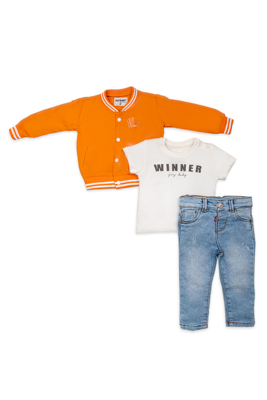 CONJUNTO 3 PRENDAS NIÑO WINNER