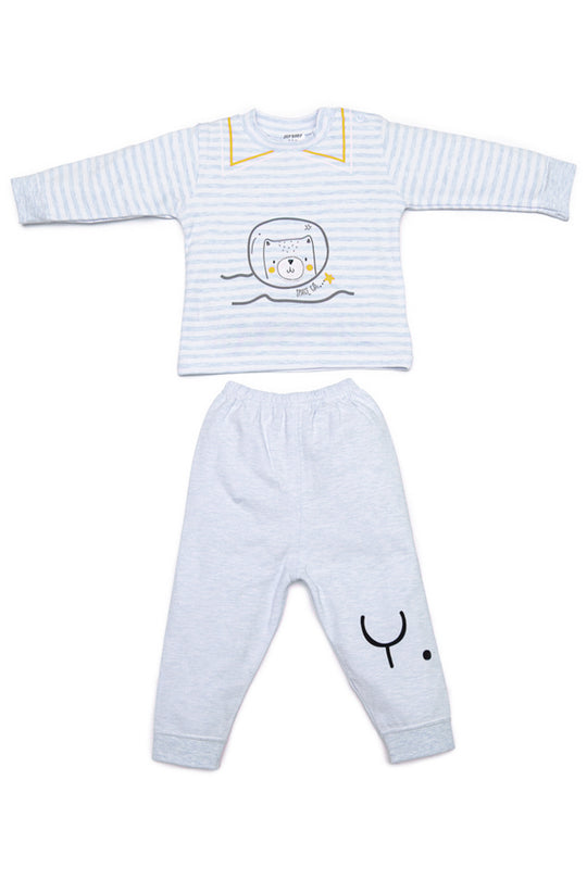 PIJAMA BEBÉ RAYAS