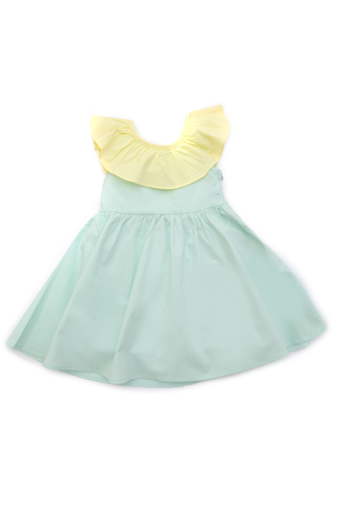 VESTIDO NIÑA DUO-COLOR